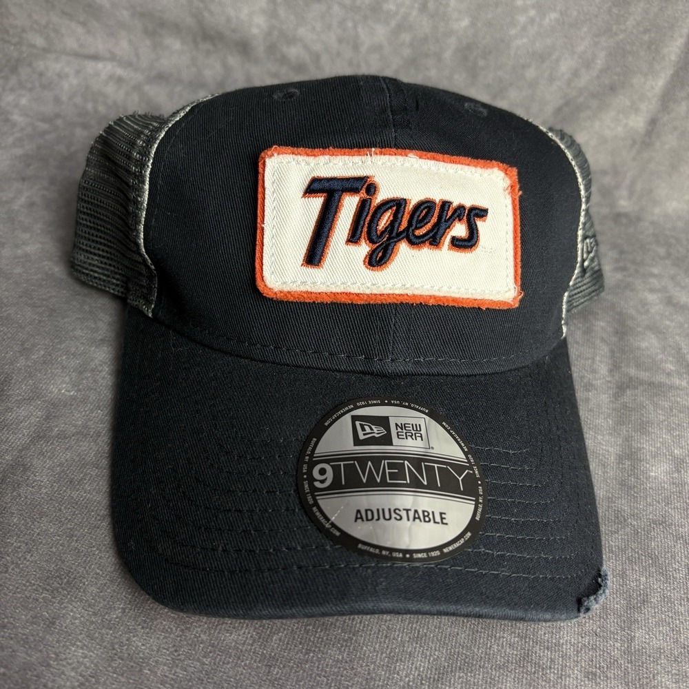Auburn Tigers Hat New Era 9Twenty Adjustable Black Baseball MLB NEW FLAW